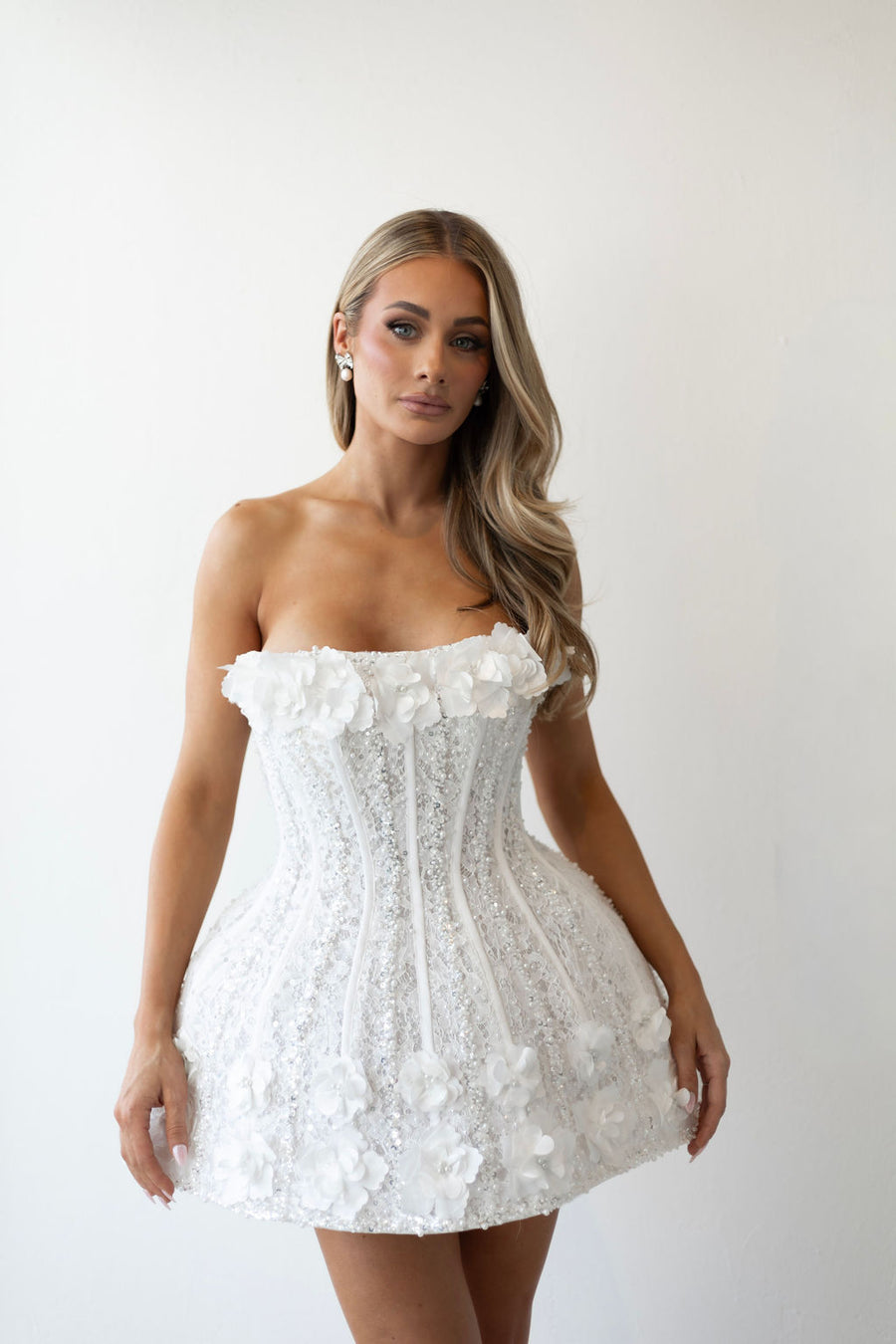 Essence Bridal Mini Dress