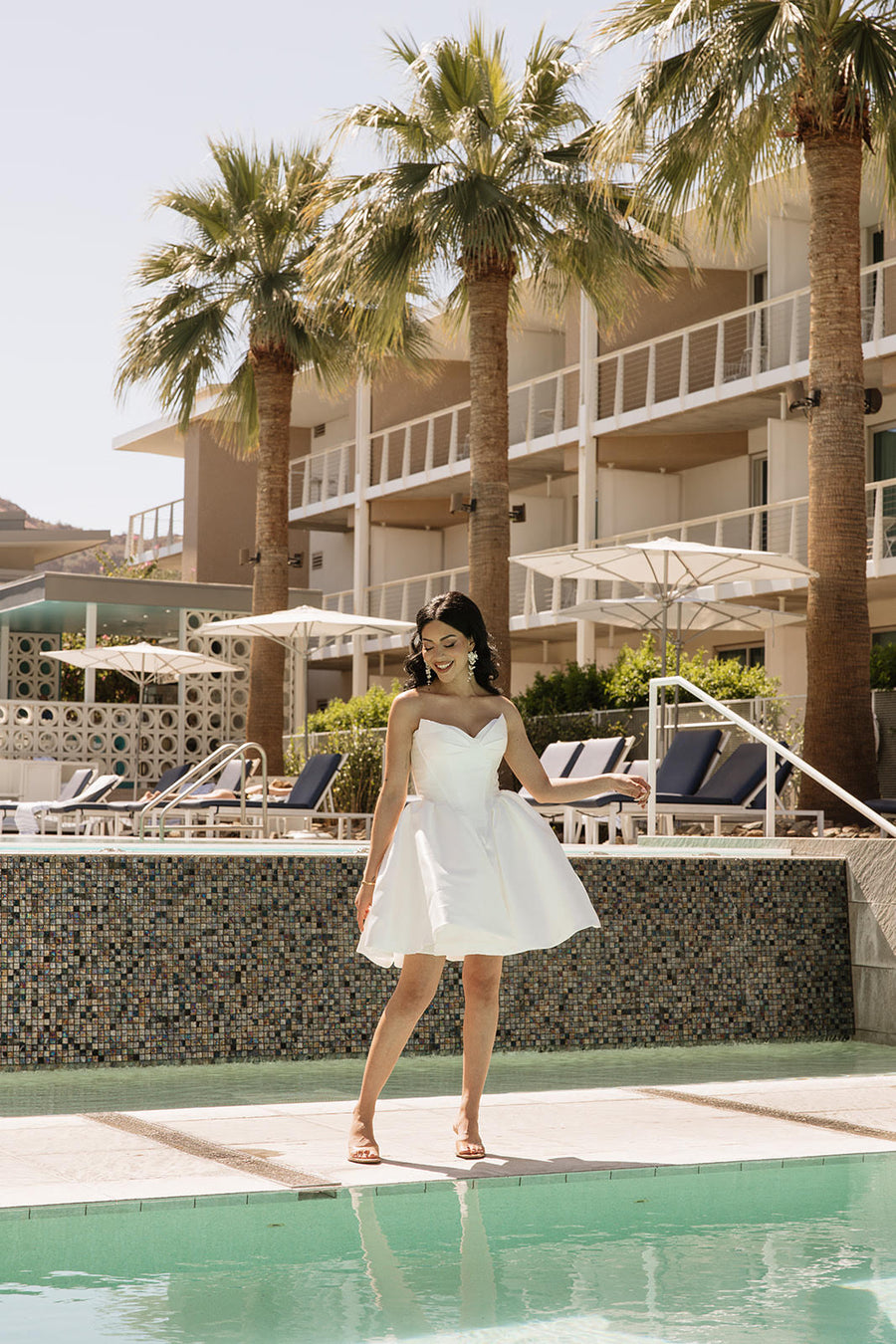 Karan bridal mini dress